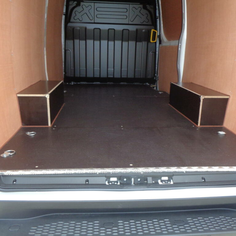 Plancher bois antidérapant, vue arrière
